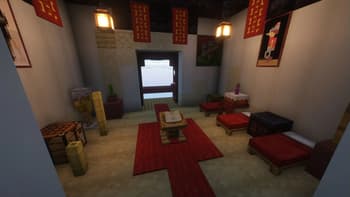 Chinese flying island tower screenshot