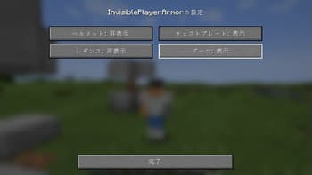 Invisible Player Armor screenshot