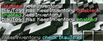 PlayerKeepInventory screenshot