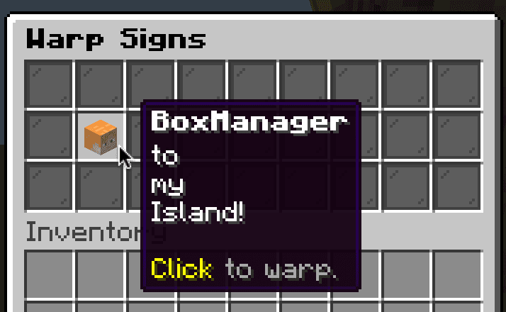 Warps screenshot