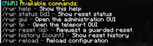 ResourceWorldResetter screenshot