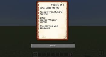 Bookkeeping for Villager Coin screenshot