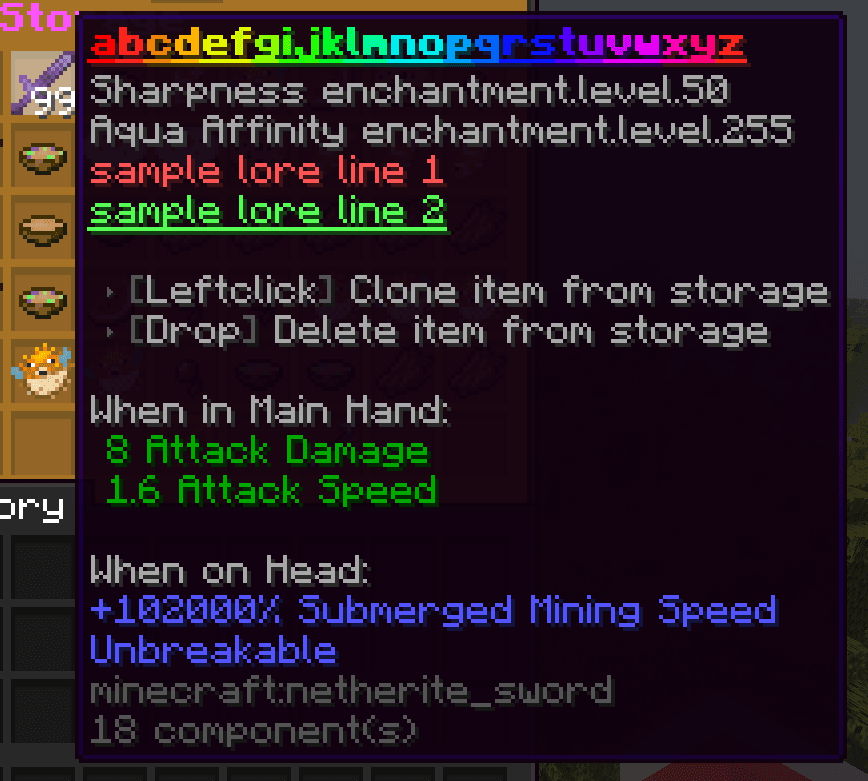 SimpleCustomItems screenshot
