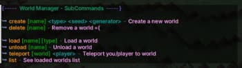 WorldManager screenshot