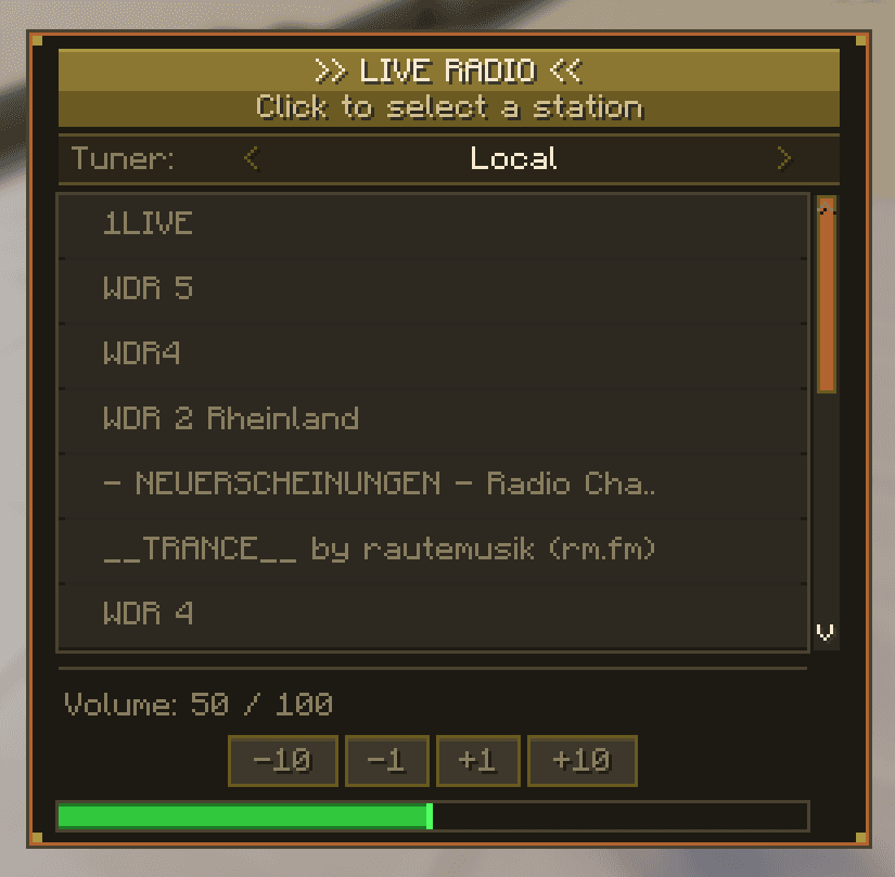 Create Live Radio screenshot