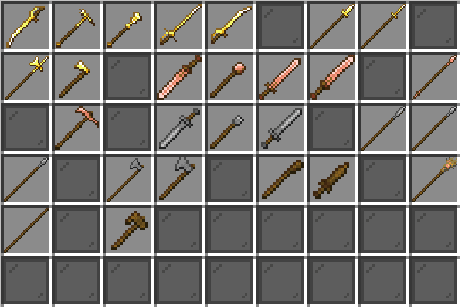 Unique Weapons screenshot