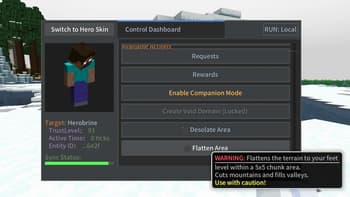 Herobrine Companion screenshot