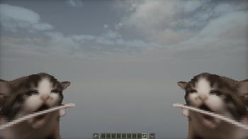 Animated Cat Biting Wire Totem Reskin screenshot