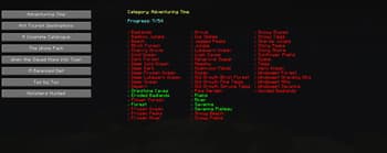 Advancement Tracker screenshot