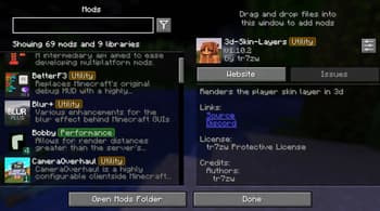 Mod Menu Filter screenshot