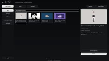 EVATEX-Background screenshot