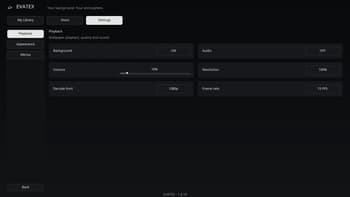 EVATEX-Background screenshot