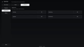 EVATEX-Background screenshot
