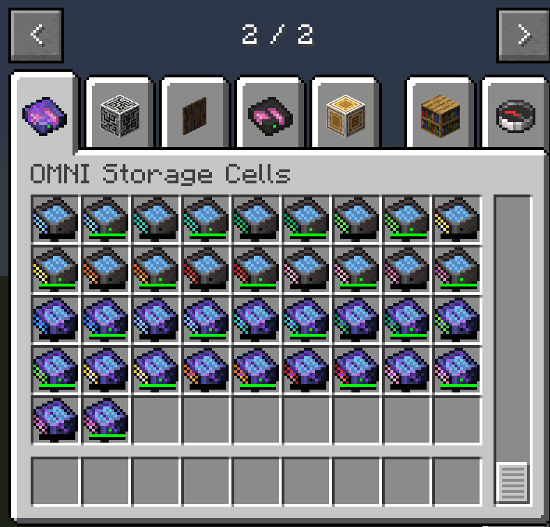 AE2 OMNI Cells screenshot