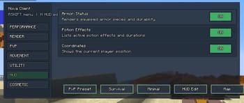 Nova Client screenshot