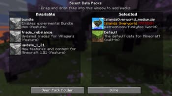 Islands Overworld screenshot