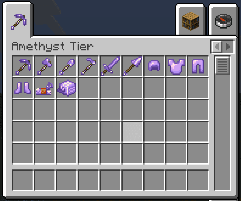 Amethyst tools and more screenshot