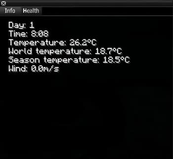 Zomboid Health System screenshot