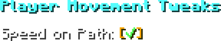 Movement Tweaks screenshot