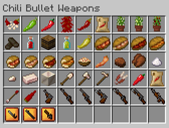 Chili Bullet Weapons screenshot