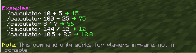 In Game Calculator screenshot