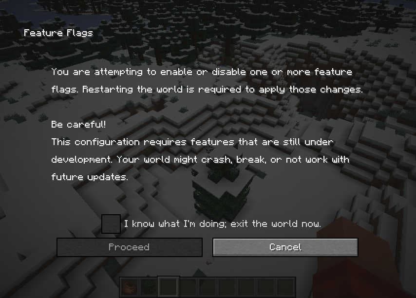 Datapack/Gamerule Menus screenshot