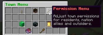 Towny Menu - Update screenshot