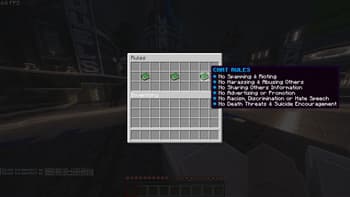 DonutSMP Rules GUI screenshot