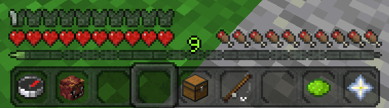 BetterHotbar+ (Transparent) screenshot