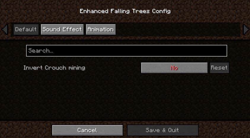 Enhanced Falling Trees screenshot