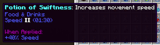 Potions Description screenshot