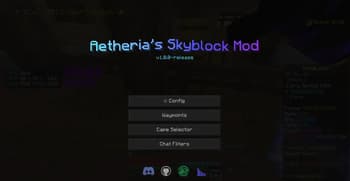 Aetheria's Skyblock Mod screenshot