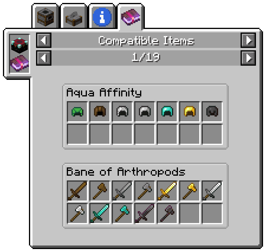 Enchantment Descriptions screenshot