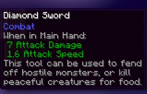 Item Descriptions screenshot