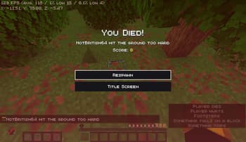 1HP/Half a heart Datapack screenshot