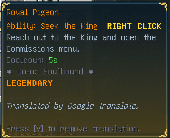 hypixel skyblock npc and items translate screenshot
