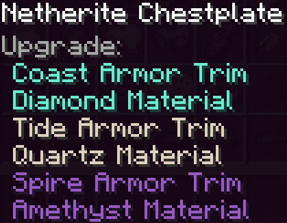 Stacked Armor Trims screenshot