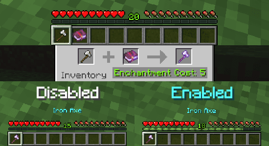 No Enchant Cap screenshot