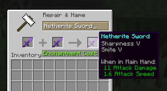 No Enchant Cap screenshot