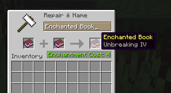 No Enchant Cap screenshot