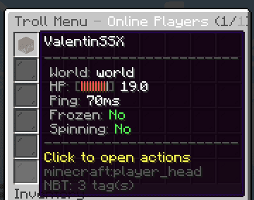 TrollMenu screenshot