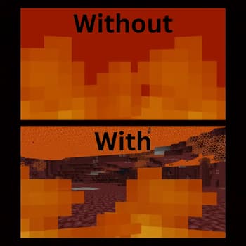 No Lava, Water, Or Fog Overlay By SilverManMC screenshot