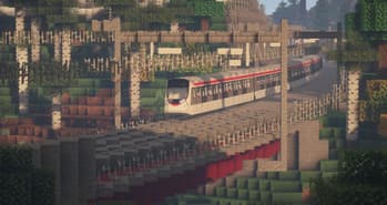 Minecraft Transit Railway screenshot