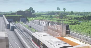 Minecraft Transit Railway screenshot