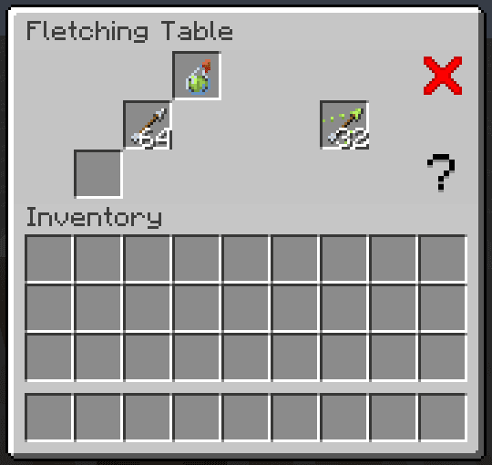 Better Fletching Tables (BFT) screenshot