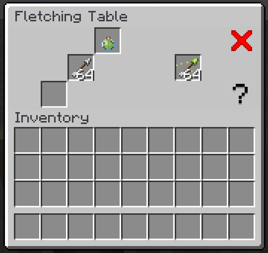 Better Fletching Tables (BFT) screenshot