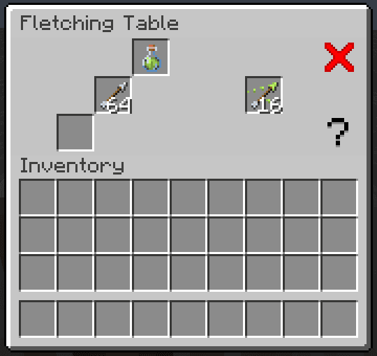 Better Fletching Tables (BFT) screenshot