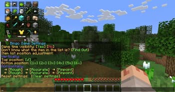 Minecraft Bingo screenshot