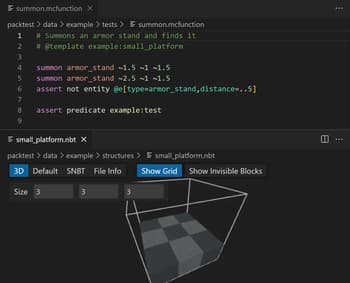 PackTest screenshot