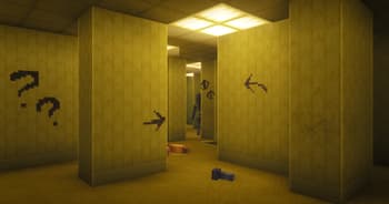 Backrooms Retextured screenshot